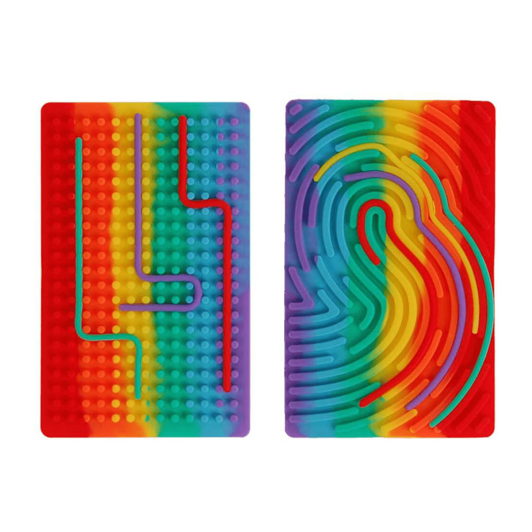 Regenboogpad - doolhof voor vingers - Billimay