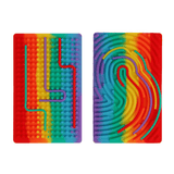 Regenboogpad - doolhof voor vingers - Billimay