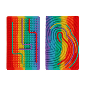 Regenboogpad - doolhof voor vingers - Billimay