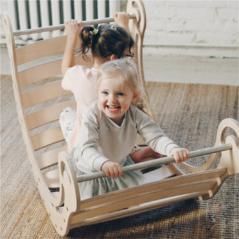 Montessori rocker XXL - naturel - Billimay